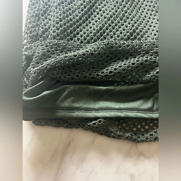 Charlotte Russe NWT Women’s Knit Mesh Olive Green Mini Dress Sleeveless Size M - Picture 6 of 9
